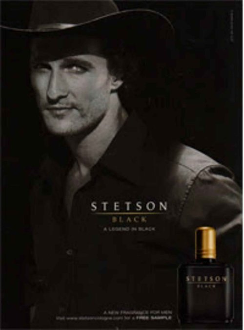 PureScents Stetson Black - Original Cologne for Men - Masculine Woody, Dark and Spicy Scent with Fragrance Notes of Sandalwood, Spices, and Suede - 3.4 Fl Oz
