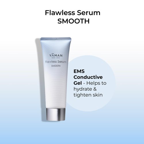 YAMAN Flawless Serum Smooth 2.8 oz. | Use alone or with YAMAN's Photo Plus device series | Hyaluronic Acid + Squalane + Dipotassium Glycyrrhizate + Botanical Extracts