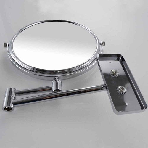 Magik 10x Magnification Two-Sided Swivel Wall Mount Mirror 8-Inch, Polished Chrome (10X)