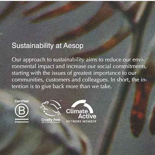 Aesop Geranium Leaf Body Cleanser | For All Skin Types To Cleanse Without Drying Out | Geranium Leaf, Mandarin Rind, Bergamot Rind | 16.9 oz / 500mL