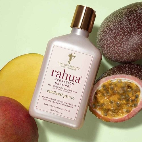 Rahua Hydration Shampoo, Vegan Moisturizing Shampoo for Dry, Damaged, or Curly Hair, Sulfate Free Hydrating Formula Oil, Morete, Sacha Inchi, Tropical Passion Fruit & Mango Scent, 9.3 Fl Oz