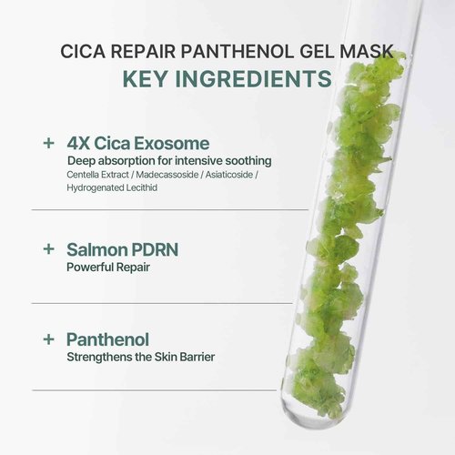 AROCELL Cica Hydrogel Mask 7 Facial Sheet with Panthenol & Centella Asiatica, Transparent Cooling Hydrogel Face Mask for Soothing Calming Hydrating Moisturizing Sensitive Skin Korean Skincare, 25gx7ea