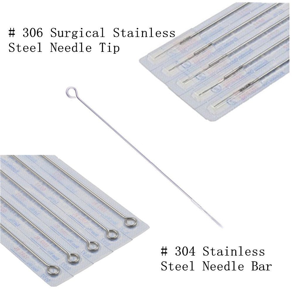 Disposable Needles Set - Yuelong 50Pcs Sterile Mixed Guns Needles 3rl 5rl 7rl 9rl 5rs 7rs 9rs 5m1 7m1 9m1