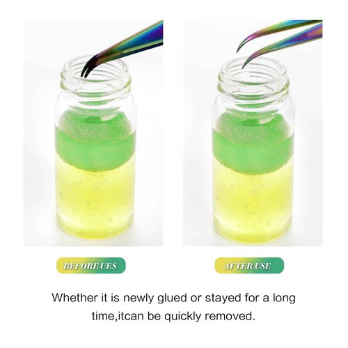 Eyelash Extensions Tweezer Cleaner/Liquid Glue Remover and Sponge Ball For Lash Extension Tools Tweezers for Eyelash Extensions