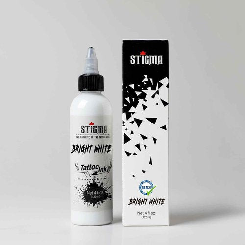 STIGMA Tattoo Ink 4oz 120ml Bright White USA Standard Pigment Body Arts Tattoo Tattoo Pigment TI952-4OZ-W