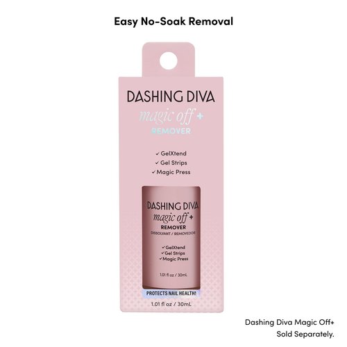 Dashing Diva Magic Press Premium Nail Bundle - Fairytale Collection - Square Shape Press On Nails - Happily Ever After & Tiki Hut - Long Lasting Gel- Lasts Up to 7 Days - 2 Sets