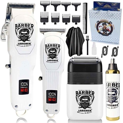 Hair Clippers for Men Professional, Beard Trimmer Kits & Sets, Electric Shavers, Hair Clippers & Trimmer Ceramic T-Blade, for Barber, for Gifts