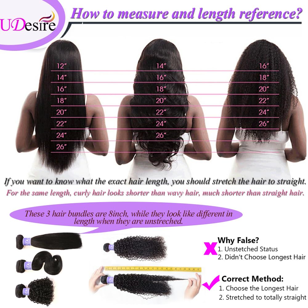 Curly Bundles Human Hair 3 Bundles 12A Grade Virgin Hair Weave Bundles Jerry Curly Wave 100% Unprocessed Hair Extensions Natural Black Color 18 20 22 inch 285g/pc