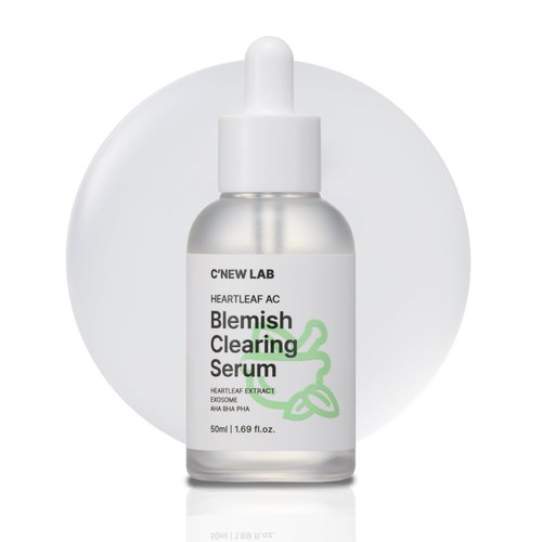 C’NEW LAB Heartleaf AC Blemish Clearing Serum 50ml (1.69 fl.oz.) | Soothing & Skin Texture Refining Serum, Oil Control, Lightweight Essence | Heartleaf Extract, Niacinamide 5%, Korean Skin Care