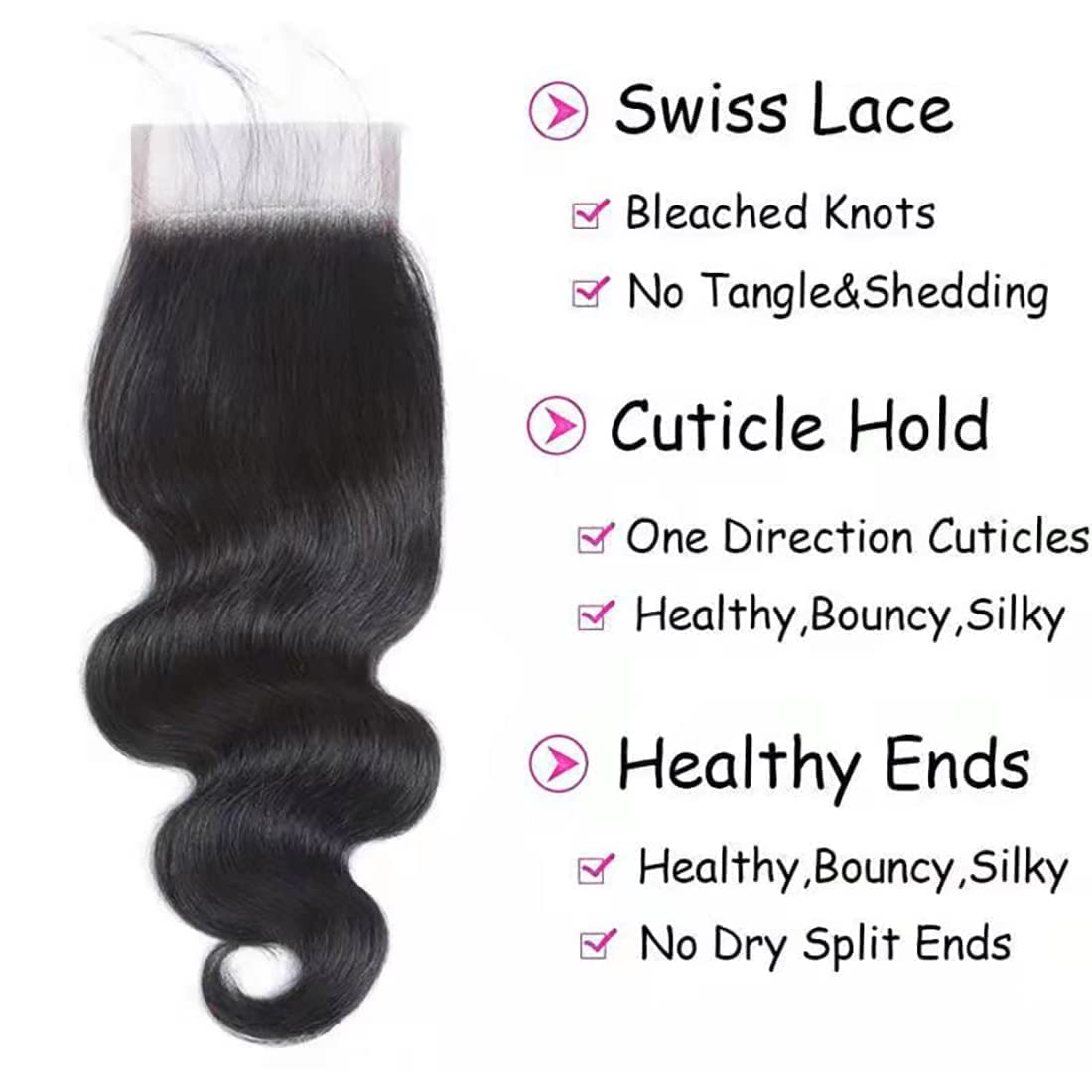 OLFORY 5X5 HD Lace Closure Human Hair 5X5 Lace Closure Free Part Body Wave Closure 12A Brazilian Virgin Human Hair Body Wave Closure Top Swiss Lace Closure 12 inch