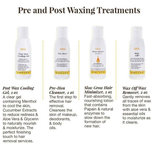GiGi Hemp Wax Microwave Formula Hair Removal System, Fast, Gentle, and Effective