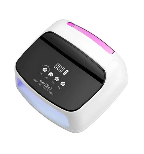 Cordless Rechargeable Nail Lamp, Professional UV LED Nail Dryer for Gel Nails, 15600mAh Nail Light with Touch Screen, Fast Nail Curing Lamp for Acrylic & Gel Polish, UV Lights for Nails
