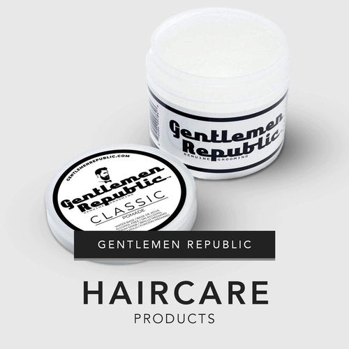 Gentlemen Republic Classic Pomade for Men - Water Based Pomade for Medium Hold & Shine, Premium Mens Hair Styling Products with No Beeswax - Ideal for Classic Styles, 8oz