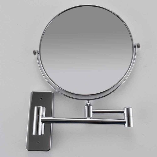 Magik 10x Magnification Two-Sided Swivel Wall Mount Mirror 8-Inch, Polished Chrome (10X)