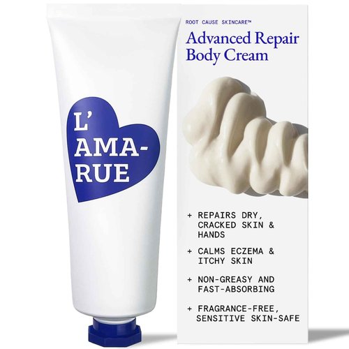 L'AMARUE Advanced Body Repair Cream - 6.2 fl oz: Non-Greasy Hydration, Firming & Anti-aging Moisturizer | Root Cause Skincare™ for Full Body Skin Wellness, Targets Dryness & Crepey Skin