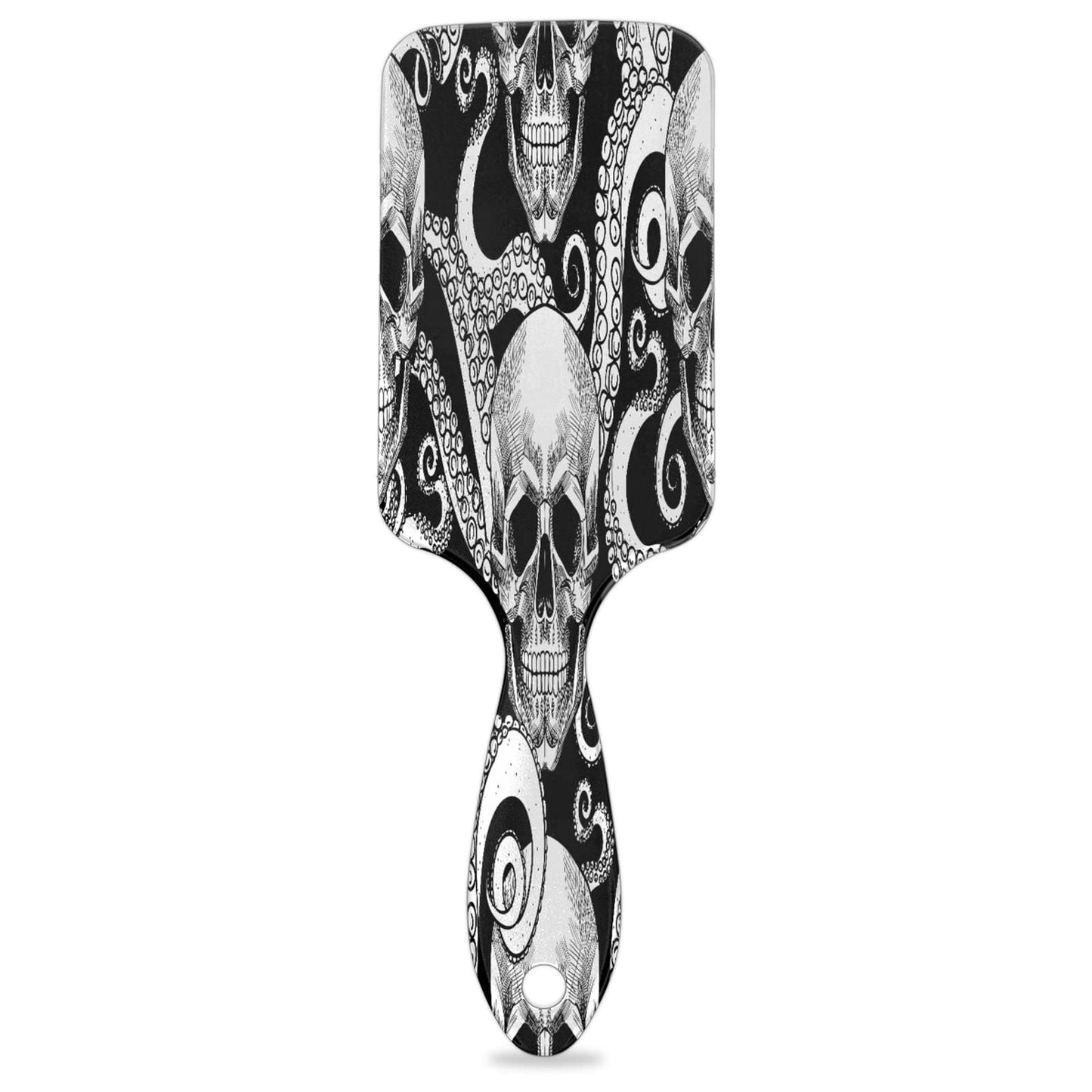 Octopus Tentacles Skull Paddle Hairbrush,Animal Tentacles Large Paddle Hair Brush for Long Short Curly Thick Thin Hair for Men Women Kids,Wet or Dry Hair,Massaging Scalp,Reducing Tangle & Hair Breakage