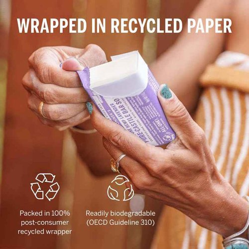 Dr. Bronner's Pure-Castile Magic Soap Bars (Lavender, 5 oz, 6-Pack)- Bath Soap with Regenerative Organic Certified Oils- For Face, Body & Hair - Gentle, Biodegradable, Vegan- Bar Soaps for Men & Women