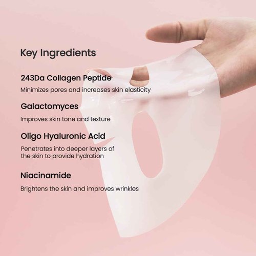 BIODANCE Collagen Duo: Bio Collagen Real Deep Mask & Collagen Peptide Serum Bundle for Glass Skin, Plumping Hydration, Firming, Korean Skincare Set, Christmas gift Pink Duo Stocking Stuffers