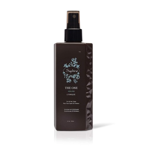 Saphira Leave On Hair Mask for All Hair Types - Detangles and Controls Frizz, Heat and Color Protectant, Sulfate-Free, Paraben-Free, 5.1 Ounce