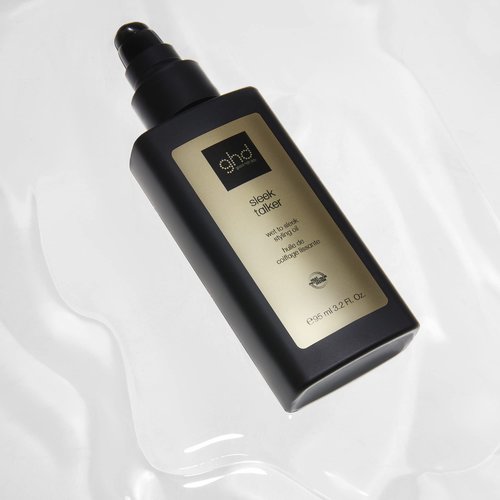 ghd Sleek Talker ― Wet to Sleek Hair Styling Oil with Heat Protection, Nourishing Argan Oil to Smooth & Soften Hair for Up to 72 Hours ― 3.2 fl. oz.
