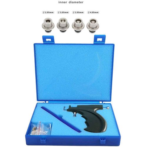 LECIEL Reusable Ear Piercing Gun Kit, Professional Body Nose Lip Piercing Kits with 16 Pairs Stud Earrings (6 Pairs Sterling Silver Stud Earrings+10 Pairs Gun Stud Earrings)