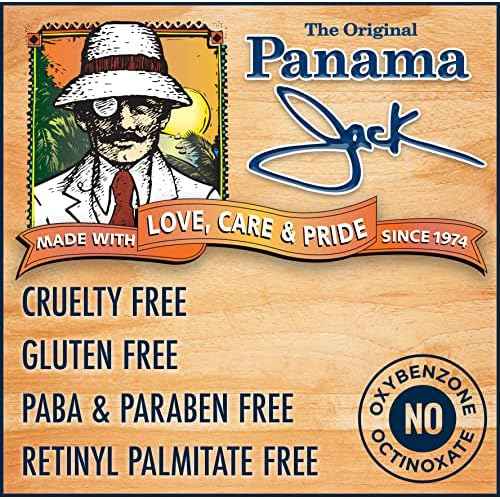 Panama Jack Sunscreen Tanning Lotion - SPF 8, PABA, Paraben, Gluten & Cruelty Free, Antioxidant Moisturizing Formula, 6 FL OZ (Pack of 6)