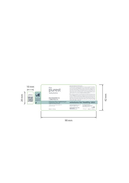 The Purest Solutions The Purest Solution Intensive Serum with Hyaluronic Acid, Salicylic Acid, Retinol Serum for Face - Vegan, Safe & Effective Pore Tightening Restoring, Niacinamide, Environmentally
