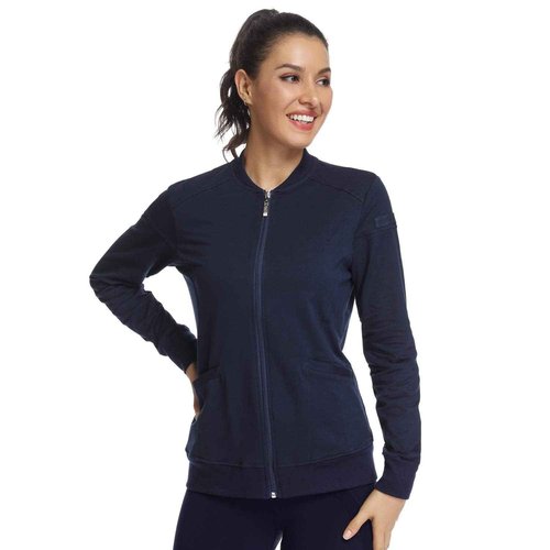 JEYONG Women's Zip Front Warm-Up Jacket