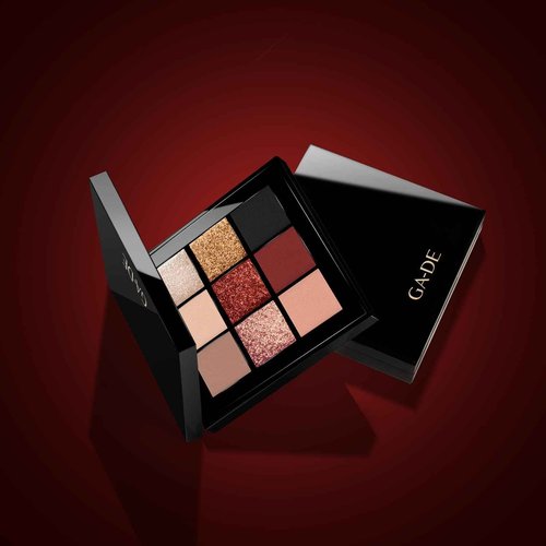 GA-DE Velveteen Eyeshadow Palette, 51 - Eyeshadow Collection with Light to Deep Shades - for Matte, Metallic, Silky and Shimmery Finishes - 0.286 oz