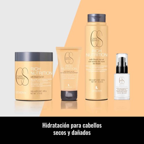 Lendan - Nourishing Shampoo - Rich Nutrition - 1000 ml - with Brazil Nut Oil - Deep Hair Hydration - Rebuilds the Hair Cuticle - Softer and Shinier Hair