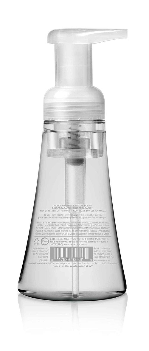 Method Foaming Hand Soap, Sweet Water and Lemon Mint Scents, Paraben and Phthalate Free, Biodegradable Formula, 10 fl oz (Pack of 3)