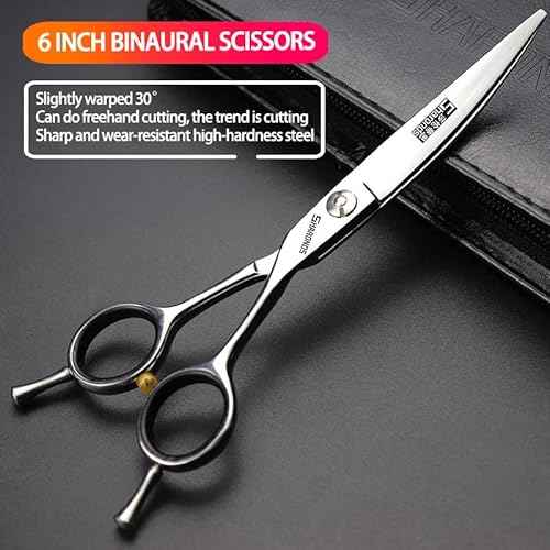 6/6.5 inch professional hair scissors hairdresser hair thinning hairdressing tools barber scissors (6-inch 4pc)