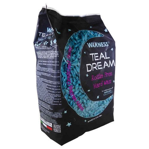 Waxness Teal Dream Rosin Free Glitter Hard Wax 2.2 lb 1 kg