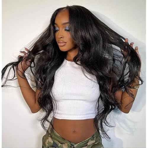 Feather Crochet Hair Pre Looped Crochet Human Hair Curly For Black Women Pre Separated Knotless Crochet Hair Human Hair Body Wave 20Inch 60g