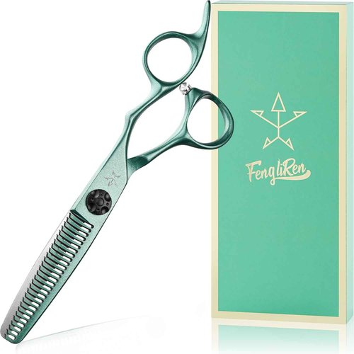 High-end Professional Hair Scissors Thinning Shears Barber Hair Cutting Teeth Shears Hairdressing Texturizing Scissor 6 Inch Stainless Steel Alloy For Women Men Kids Salon Hairdresser & Home
