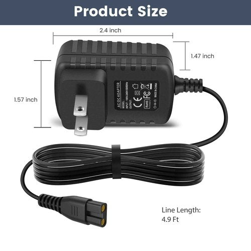 IOKOFJOA 4.5V Charger for BaByliss PRO FX870 FX788 FX787 FXSSM FX820 FX726 FX825 Outlining Trimmer Compatible with BaByliss GOLDFX Hair Clippers Power Adapter