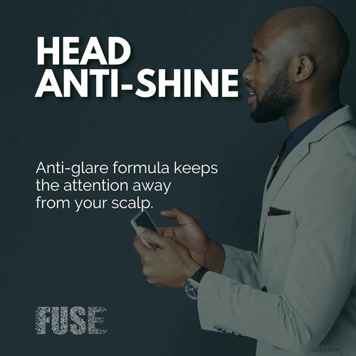 Fuse Cosmetic Pigmentation Serum - Scalp Micropigmentation Aftercare Lotion - Stops Oily Scalp - Anti Shine - All Phases of a Shaved Head - Made in USA - 4 oz