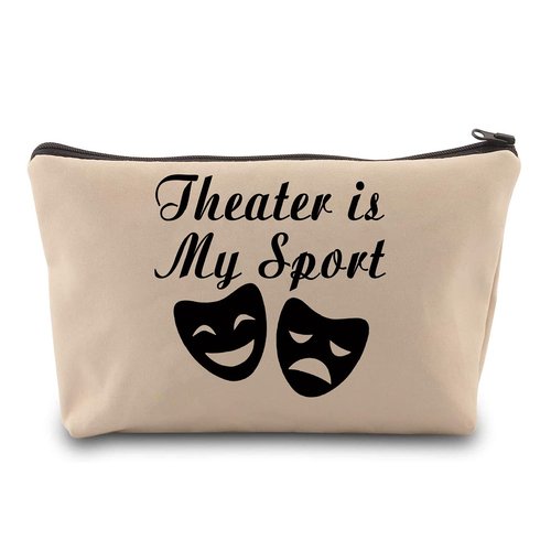 Acting Inspired Gift Theatre Bags Theater is My Sport Makeup Bags Gifts for Performance Actress Actors Director (Theater is My Sport-2)