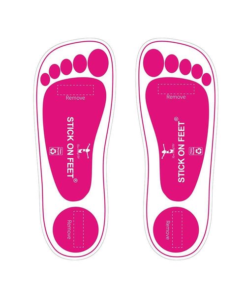STICKONFEET Premium Feet Pads for Spray Tanning – Disposable Spray Tan Feet Pads – Hygienic and Easy-to-Use Foot Protectors Designed for Salons and Mobile Spray Tanning Professionals - 60 Pairs