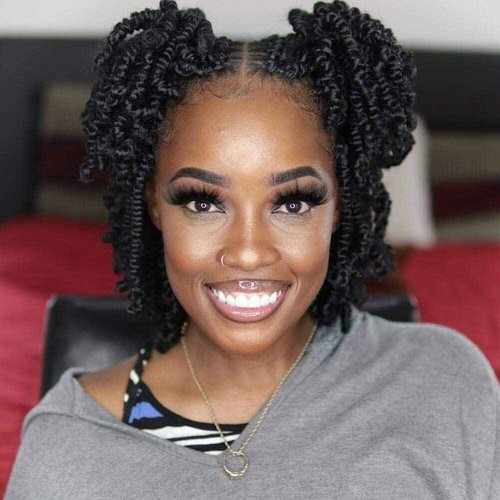 TOYOTRESS Bob Spring Twist Hair - 6 inch 8 packs Pre-twisted kids Crochet Hair Spring Twists Crochet Braids, Synthetic Braiding Hair Extensions (6 Inch, 1B)