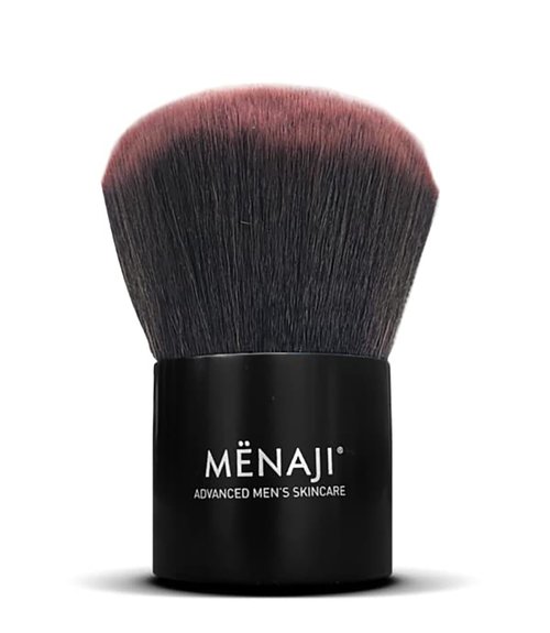 MENAJI Deluxe Kabuki Brush for Men - Professional Makeup Foundation Brush for Powder, Liquid & Cream - Travel-Friendly makeup Brushes for Flawless Application