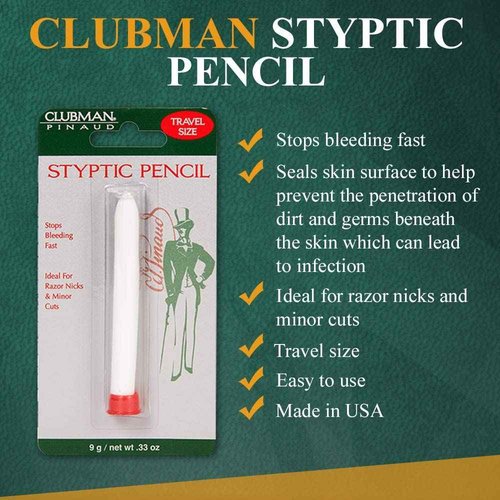 Clubman Styptic Pencil Travel Size - 0.33 oz