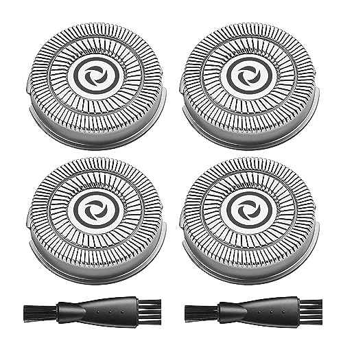 Pitbull Shaver Replacement Blade for Skull Shaver Replacement Heads Compatible with Pitbull Gold Replacement Blades Skull Shaver Replacement Blades, 4 Pack Skull Shaver Blades, Gifts for Bald Men
