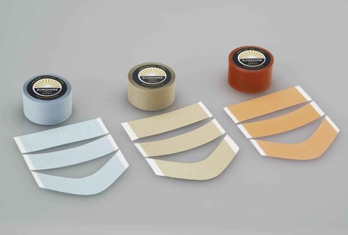 Sunshine Maximum Wear Hair System Tape Roll - Hyper Hold Wig Tape - Hypoallergenic No Shine Adhesive Tape - 2-4 Week Hold - 1/2" x 36 yds