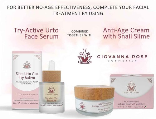 Giovanna Rose Cosmetics - Hydrating Facial Serum with 3 Molecular Weight Hyaluronic Acid – Anti-Wrinkle, Anti-Blemish for Men and Women, with Snail Slime and Elastin - Natural Illuminator