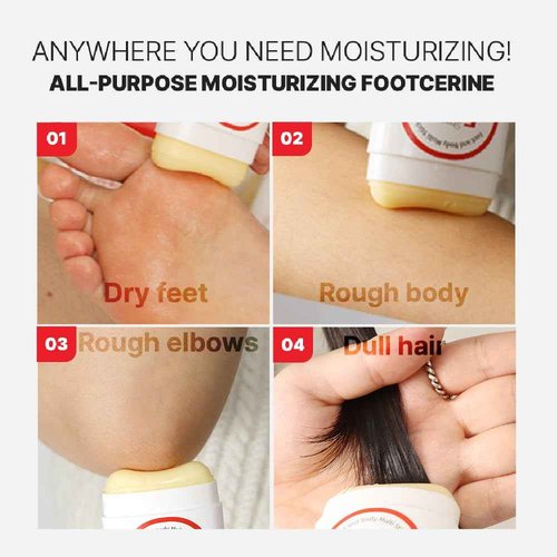 MEDIPICKME Foot & Body Shea Butter Stick Balm 0.71 oz foot cream for dry cracked heels and feet, Multi moisturizing stick,Made of Shea Butter, OliveOil, Sunflower Oil, Argan Oil.