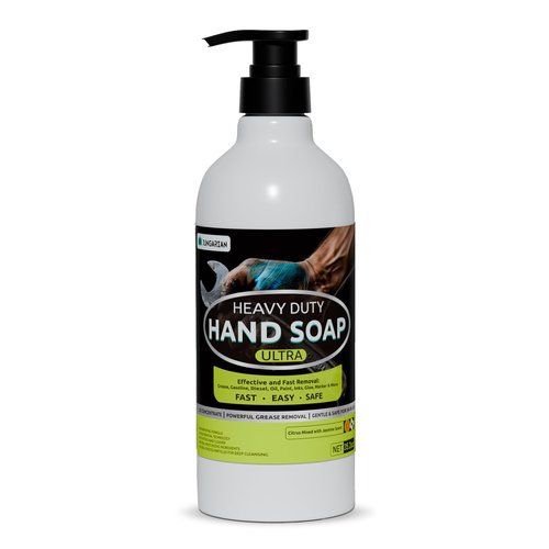 Jungarian 30s Fast Clean Industrial Hand Cleaner for Mechanics - 2X Concentrated Formula Mechanic hand Soap to Absorb Tough Grease, Oil, Paint & Dirt, Odour-removing (35.2oz)