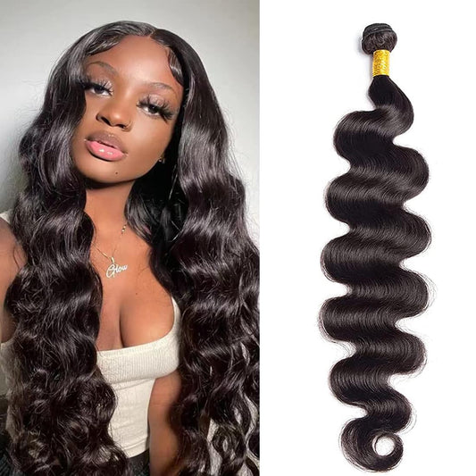 40 Inch Long Bundle Body Wave Bundle Human Hair Body Wave 1 Bundle 12A Virgin Hair Bundles Body Wave Single Bundle Natural Color Hair Extension