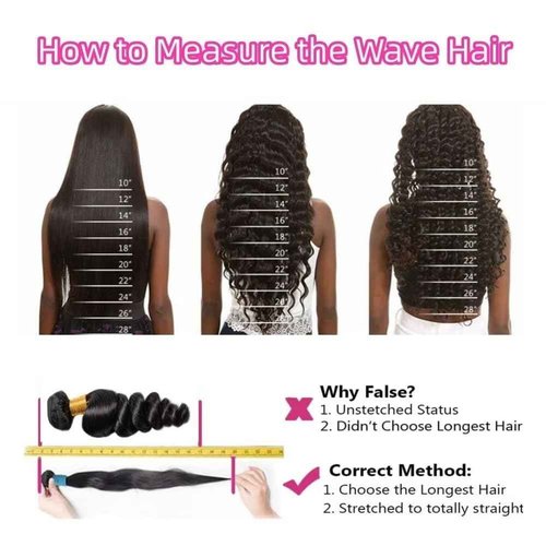 Ladiaryf Loose Wave Bundles Human Hair Short Brazilian Virgin Human Hair Bundles Loose Wave Natural Black Color Can Be Dyed and Styled Total 300g 10 10 10 Inch