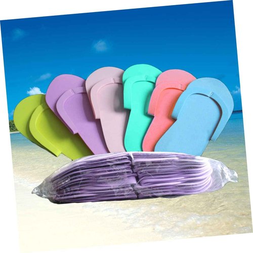 ROSENICE Disposable Pedicure Slipppers for Salon Spa Pedicure 36 Pairs (Random Color)